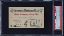 1956 Ticket Pass PSA Frank Robinson Debut/1st Hit/HR Cincinnati Reds POP 1⚾️