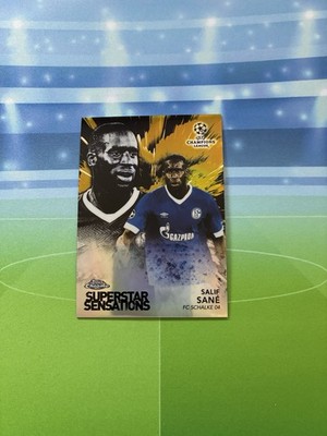 2018-19 Topps Chrome UCL Superstar Sensations Salif Sane Gold /50 Schalke 04 c