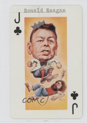 1972 Politicards Playing Cards Ronald Reagan #JC 0kb5