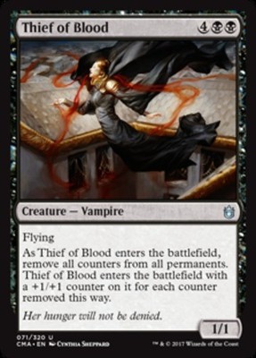 MTG Thief of Blood, Light Play, English Commander Anthology