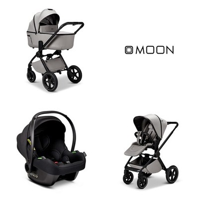 Moon Kombikinderwagen Gio 2.0 Set mit Babyschale Cosmo 2.0 ghost NEU