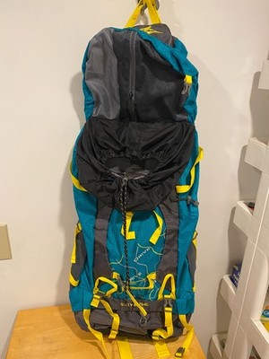 Coreal Orive 70L+5L Backpack, Turquoise/Grey/ Black/Yellow
