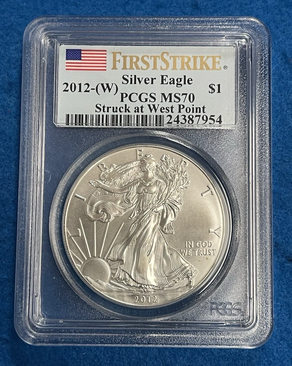 PCGS Certified MS 70 Graded 2012 Silver Bullion Coins for sale | eBay