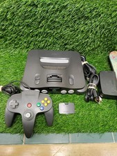Nintendo N64 Console Bundle w Controller, Cables & Jumper Pak Tested & Working