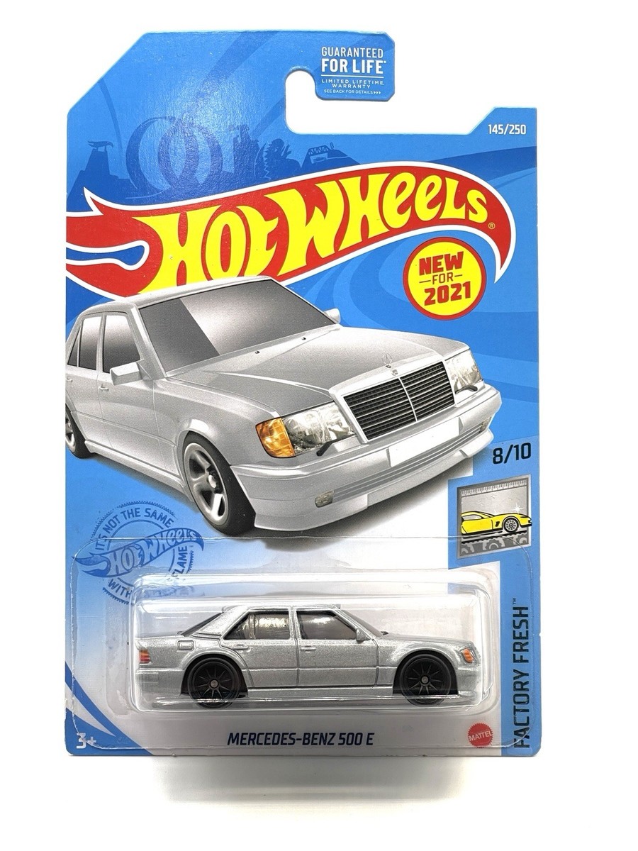 未開封 Mercedes-Benz 500 E 限定モデル 2021 Hot Wheels Mercedes-Benz 500 E (silver) SUPER CUSTOM