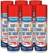 Carpet Cleaner Pet , 19Oz, Pack of 6  Removes Pet Stains  Odors, Foaming Acti