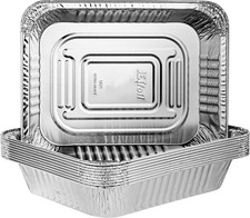 Disposable 9 X 13 Heavy Weight Aluminum Foil Pans Half Size Deep Steam Table Bak