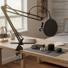 Adjustable Microphone Stand for Blue Yeti with Shock Mount Filter