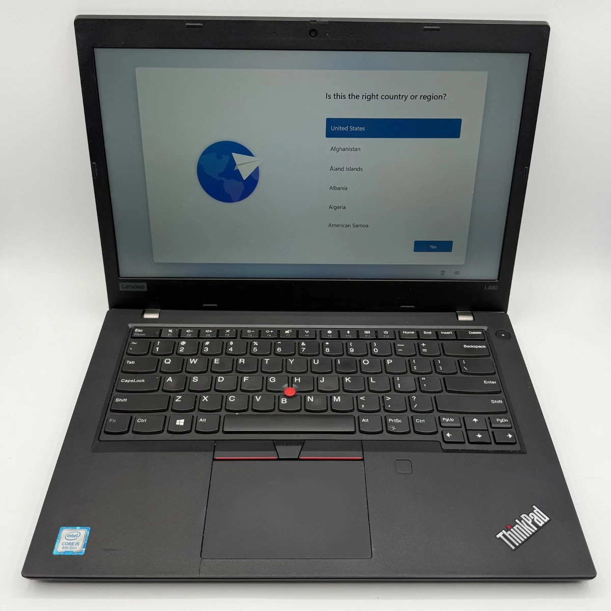 Lenovo Intel Core i5 8th Gen. PC Laptops & Netbooks 256 GB SSD