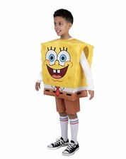 SpongeBob SquarePants Spirit Halloween Child Costume Complete Outfit SM/MD 4-10