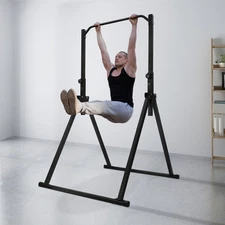 Adjustable Horizontal Bar Freestanding Pull Up Tower Dip Shelf For Home/Gym