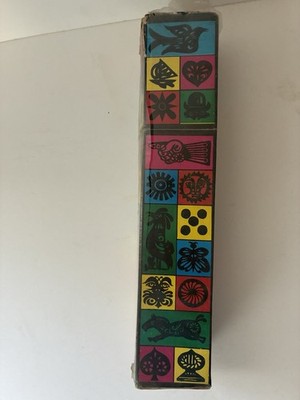 Vintage 1970s Fireplace Matches, 11-inch, Colorful Groovy Box