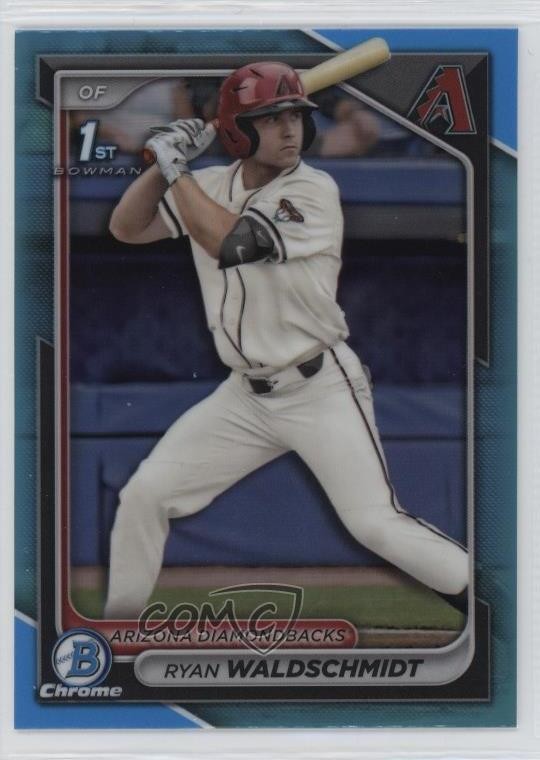 2024 Bowman Draft Chrome Sky Blue Refractor Ryan Waldschmidt #BDC-18 1ha9