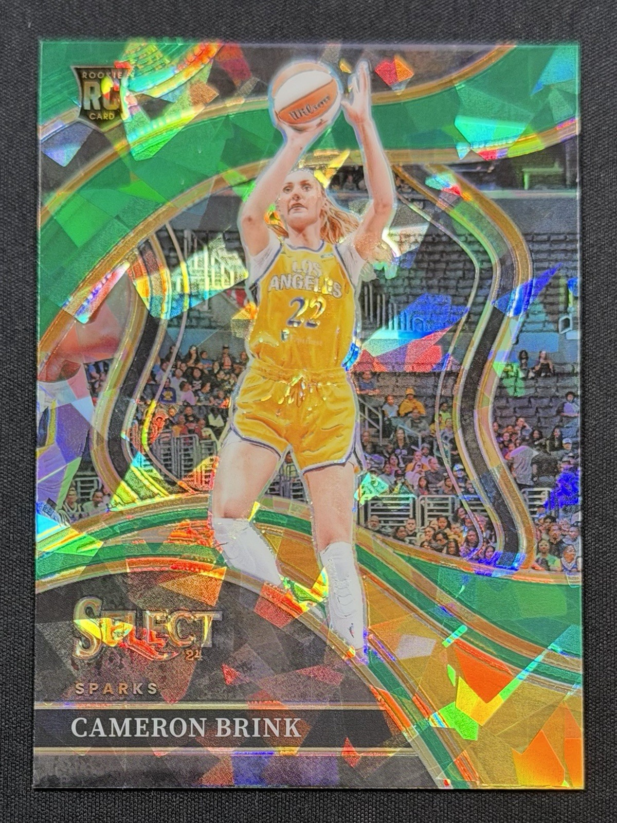 2024 Panini Select WNBA Cameron Brink #228 Green Ice Prizm Courtside (RC)