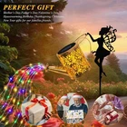 1-2X Solar Watering Can Light Outdoor Garden Lawn Kettle Yard Art Landscape Lamp