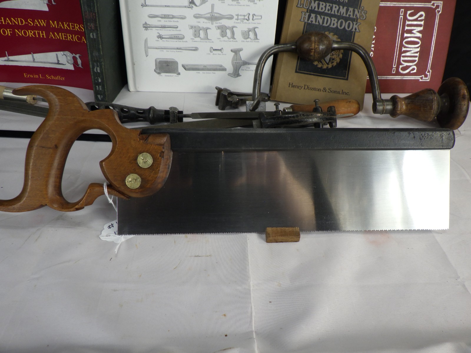 Richard Groves & Sons 12" Back Saw, 14ppi Cross Cut, New Saw Plate, English 1115