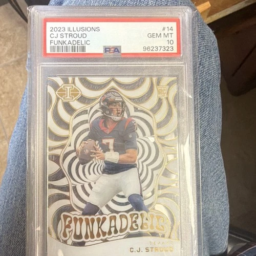 Panini Illusions Funkadelic Rookie C.J. Stroud #14 PSA 10 Texans Football 2023