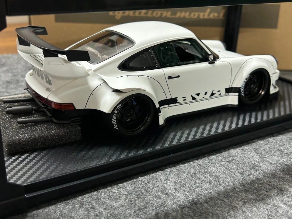 Ignition Model 1:18 Porsche RWB 930 -- Matte White --  IG3696 - Image 3 of 4