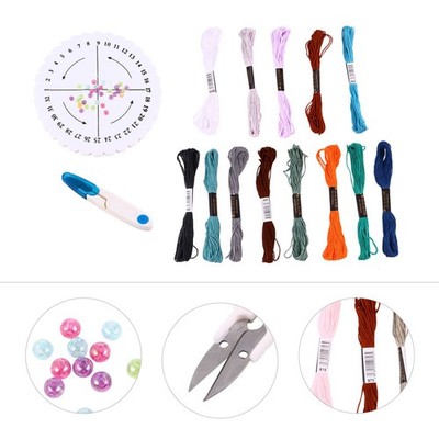 1 Set Armband Making Kit Bracelet Maker Websenders Stickstraßenschnur Perlen