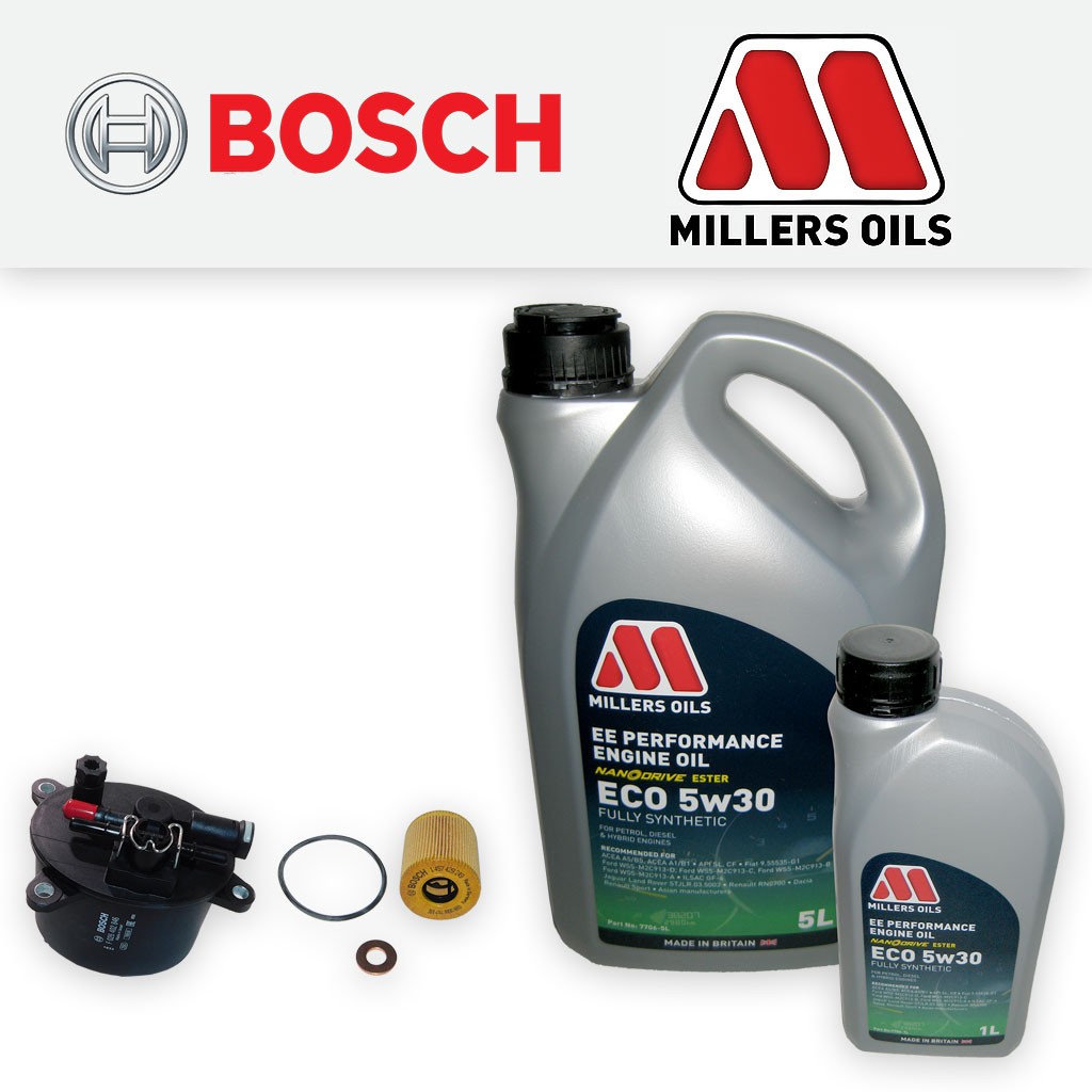 SERVICE KIT for LAND ROVER FREELANDER 2 2.2 D OIL FUEL FILTERS +OIL (2006-2014)