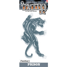 Tinsley Transfers Prison Panther Temporary Tattoo - Morris Costumes