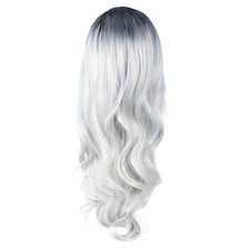 Colorful Long Curly Wig Synthetic Wig High Temperature Fiber for Women