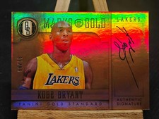 2012-13 PANINI GOLD STANDARD KOBE BRYANT MARKS OF GOLD AUTOGRAPH 58/75