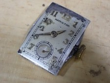 Vintage 982 Hamilton 19 Jewel Manual Wind Men's Wristwatch Movement good balance