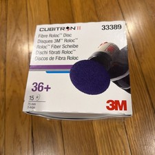 3M 33389 Cubitron II 3 36 Grit Fibre Roloc Gr...