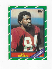 1986 TOPPS  J.T. SMITH #330 ST. LOUIS CARDINALS