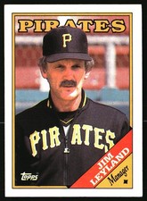 1988 Topps #624 Jim Leyland Free Shipping