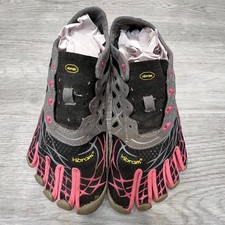 Vibram FiveFingers Womens Size 40 13W3808 Grey Pink Running Trail Shoes