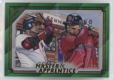 2020 Gallery Master and Apprentice Green /250 Rafael Devers David Ortiz HOF 4at