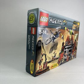 LEGO&reg; Agents 8637 Mission 8: Volcano Base New Sealed Box.