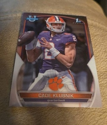 2022 Bowman University Chrome #42 Cade Klubnik Clemson Tigers