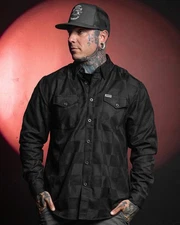 NEW IN PACKAGE!! "THE CHECKMATE" Dixxon Flannel TWO SIZES! FAST SHIPPING! WOW!