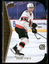 2021-22 Upper Deck Rookie Die-Cut RC #RDT-8 SHANE PINTO - Ottawa Senators