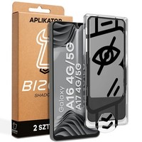 Sichtschutzglas + Applikationsrahme FüR Galaxy A16/A17 Bizon Blickschutz Glas