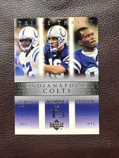 2002 Upper Deck Honor Roll - Triple Threat Peyton Manning, Edgerrin James,...