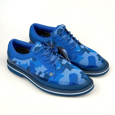 Size 9.5 - G/Fore Gallivanter Camo Knit Blue Tuxedo Golf Shoes G4MS23EF10