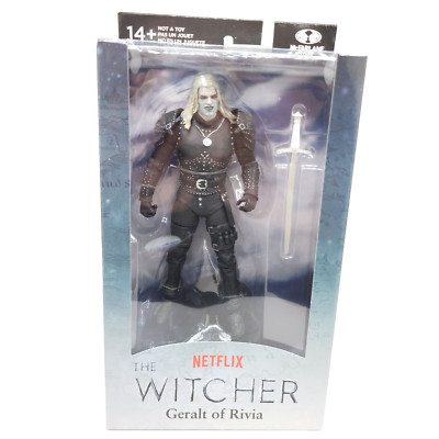 The Witcher Netflix Geralt of Rivia Witcher Mode 7 Inch Scale McFarlane Toys New