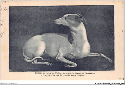 AJUP11-0977 - Schriftsteller - Fido - Der Hund Dichter - -gemalt By Madame De La