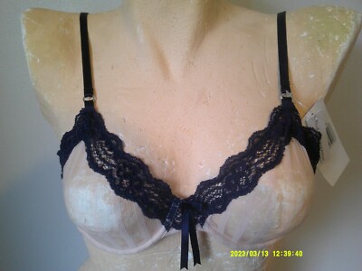 34B - Neu Elle Macpherson ''Sheer Ribbons'' Bügel BH Jakobsmuschel Shell Pink 34B