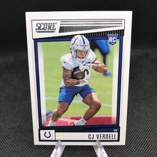 2022 Score CJ Verdell Rookie Indianapolis Colts #392