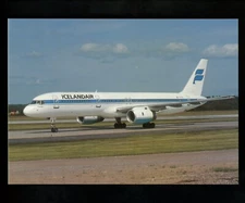 Aviation Airplane Airline Postcard #15 Icelandair Boeing 757 Stockholm Arlanda
