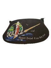 VTG  Ponce de Leon Inlet Fine Arts Show Visor Hat Coast Guard Florida Lighthouse