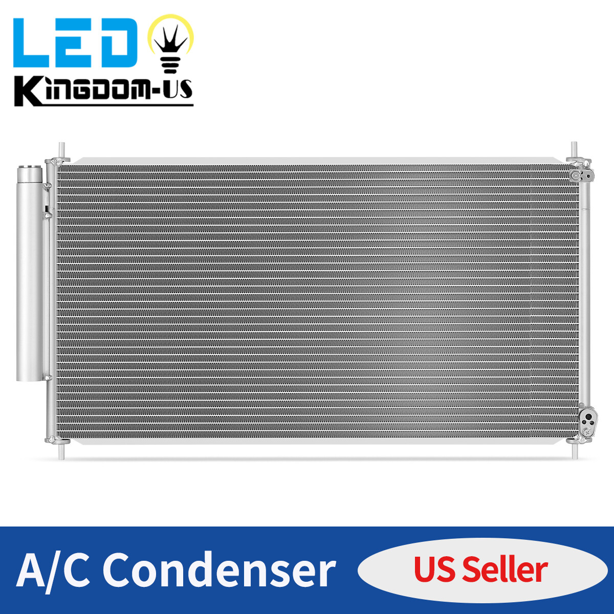 AC Condenser For 2012-2015 Honda Civic Coupe 2 Door W&sol; Receiver Drier Aluminum
