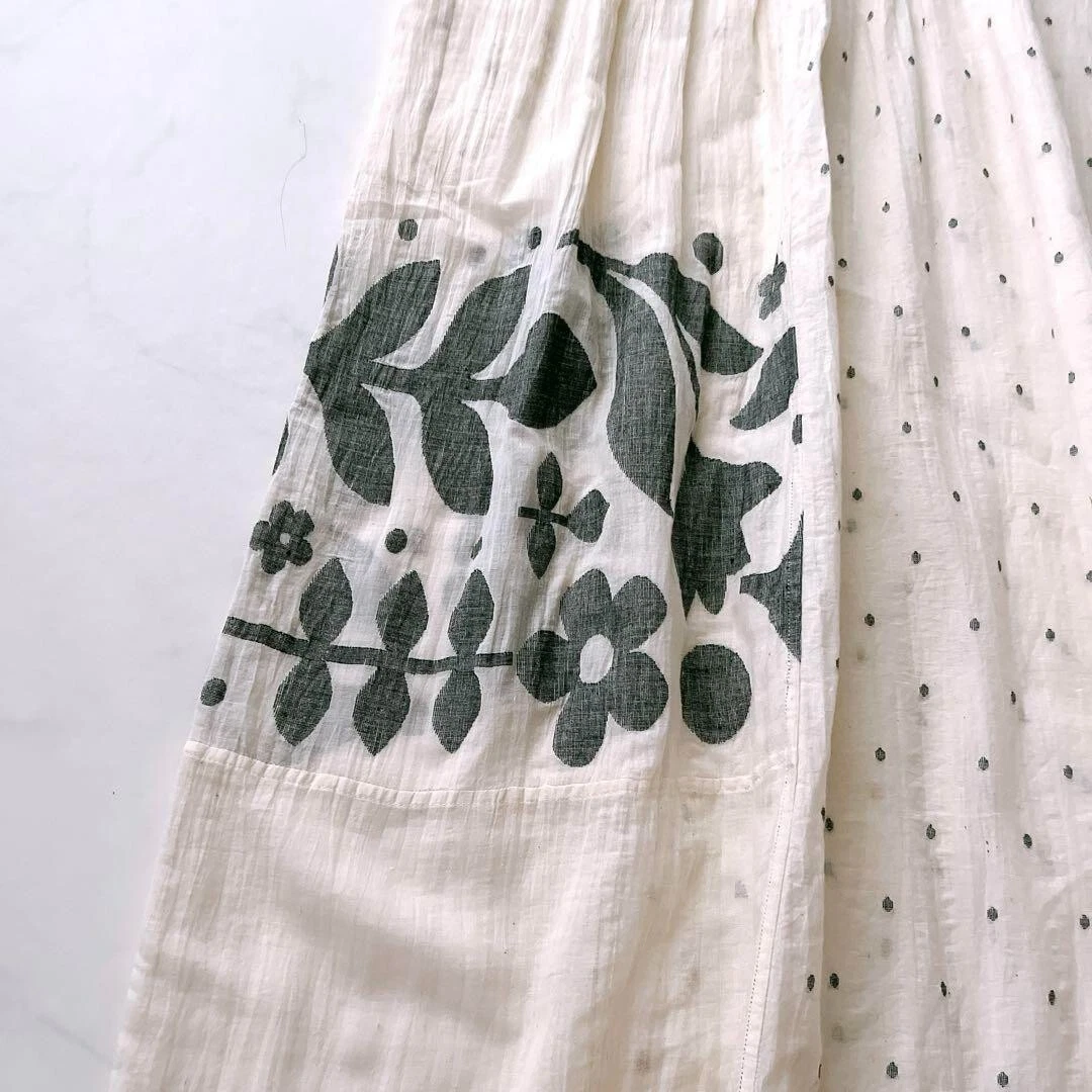 OFF WHITE ABITO SENZA MANICHE A POIS INJIRI MAI USA CONchette ETICHETTE A Lff white Off 2023o