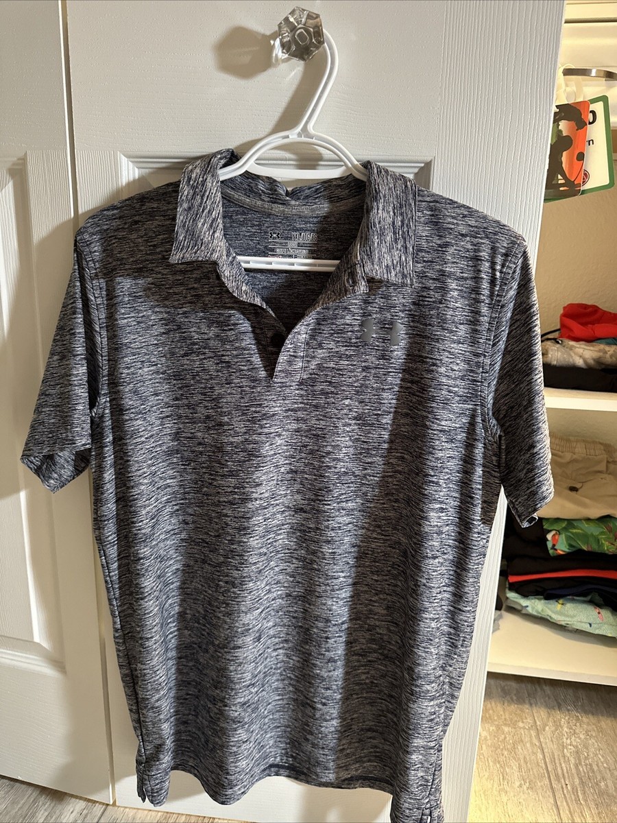 under armour boys xl golf polo shirt