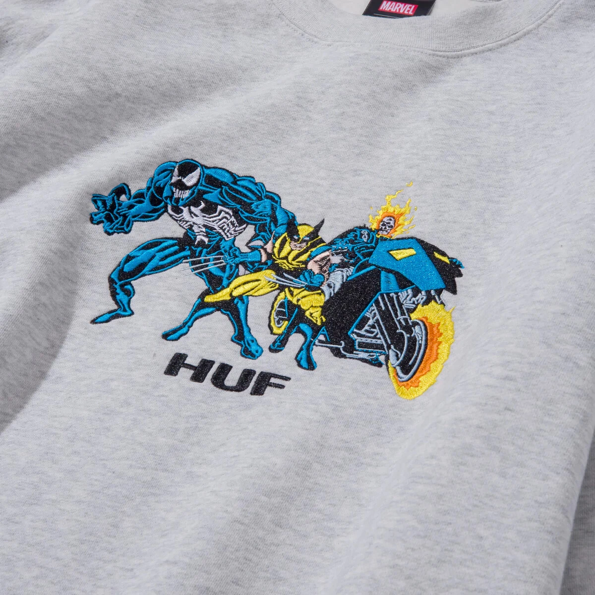 HUF x Marvel u0026#034;Team Upu0026#034; Adult Crewneck Sweatshirt Size L SOLD OUT  | eBay